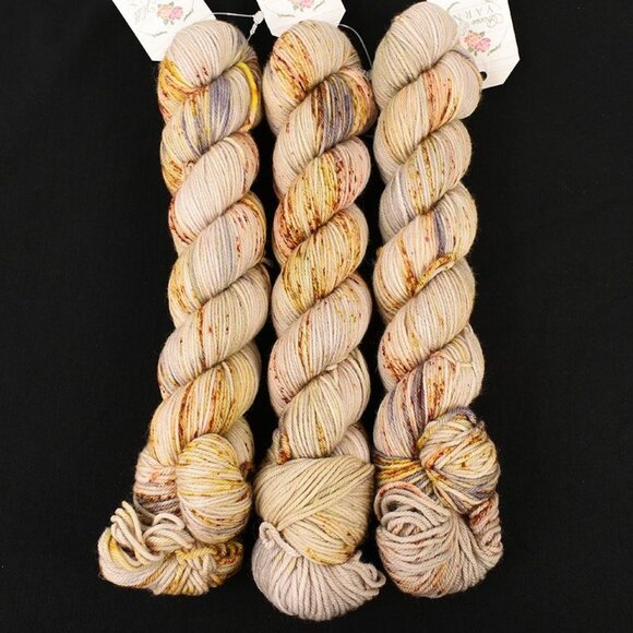 Rose Hill Yarns DK Weight Yarn 3 Skeins Superwash Merino Nylon Blend Barn Wood